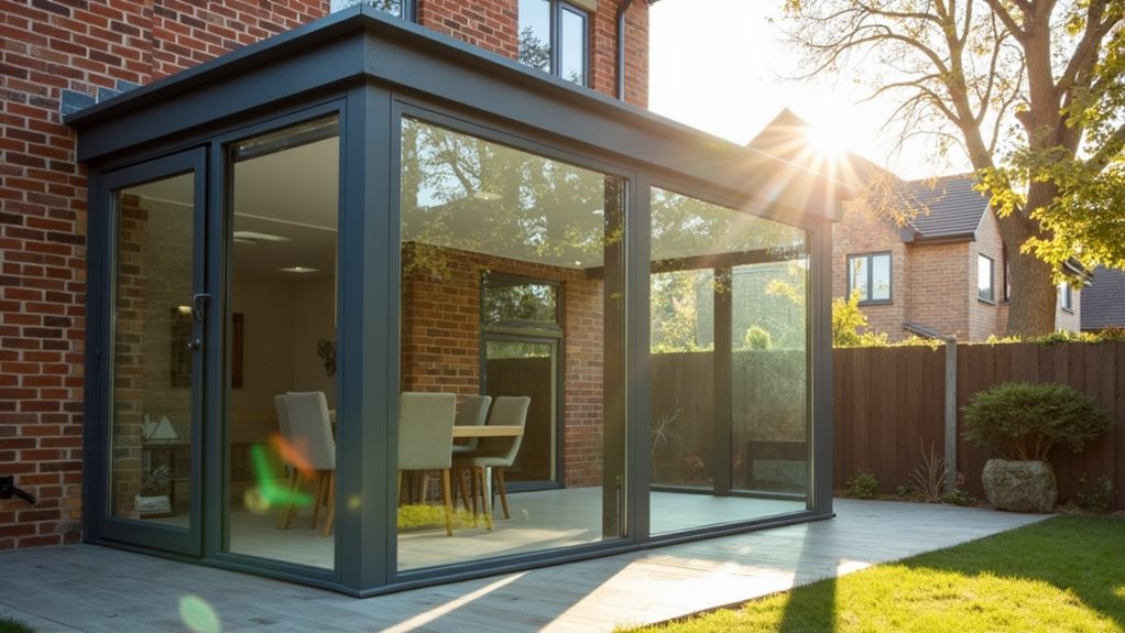 rear extension glass components